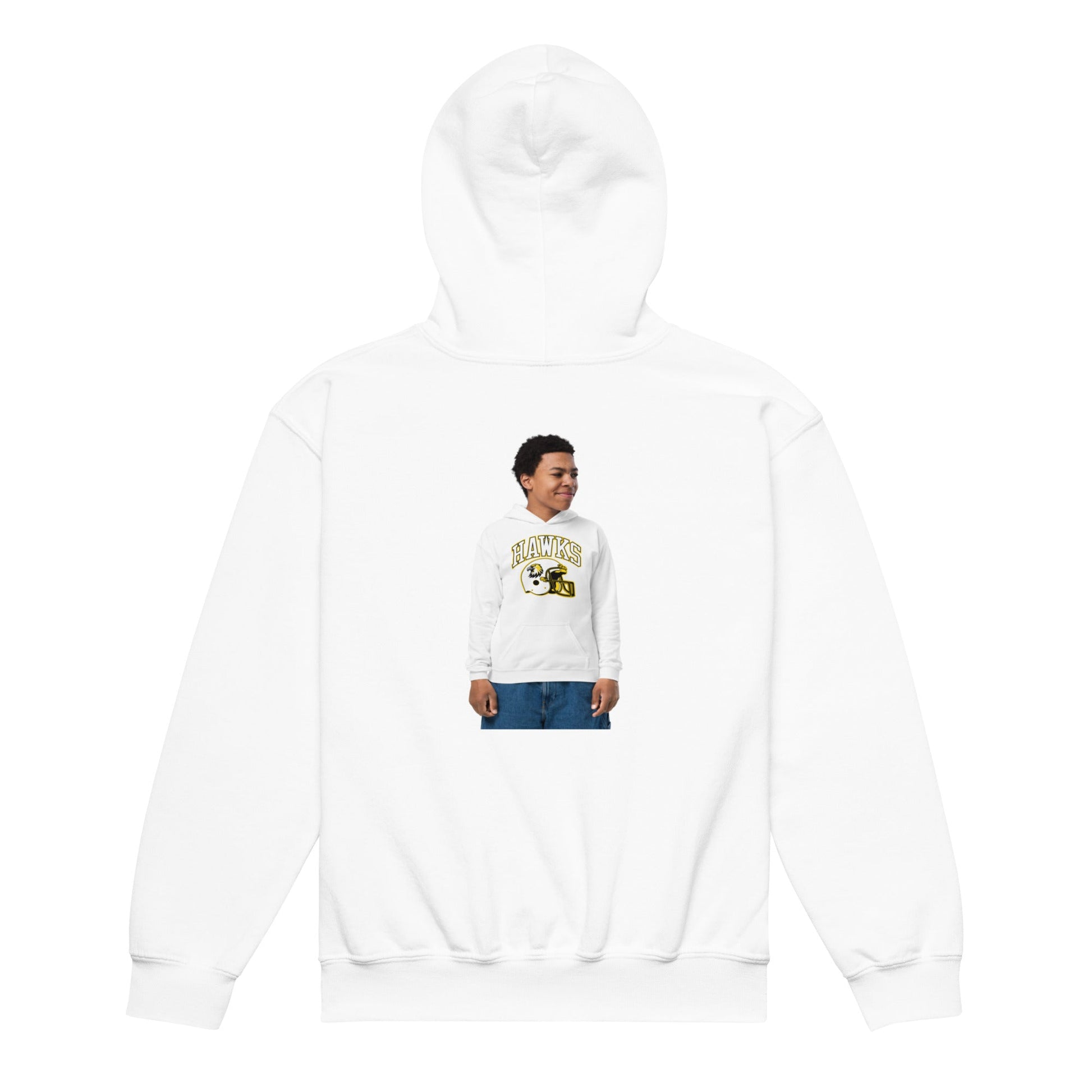 Classic | Youth Hoodie | Cardinal Ohara Hawks | Football Helmet Logo