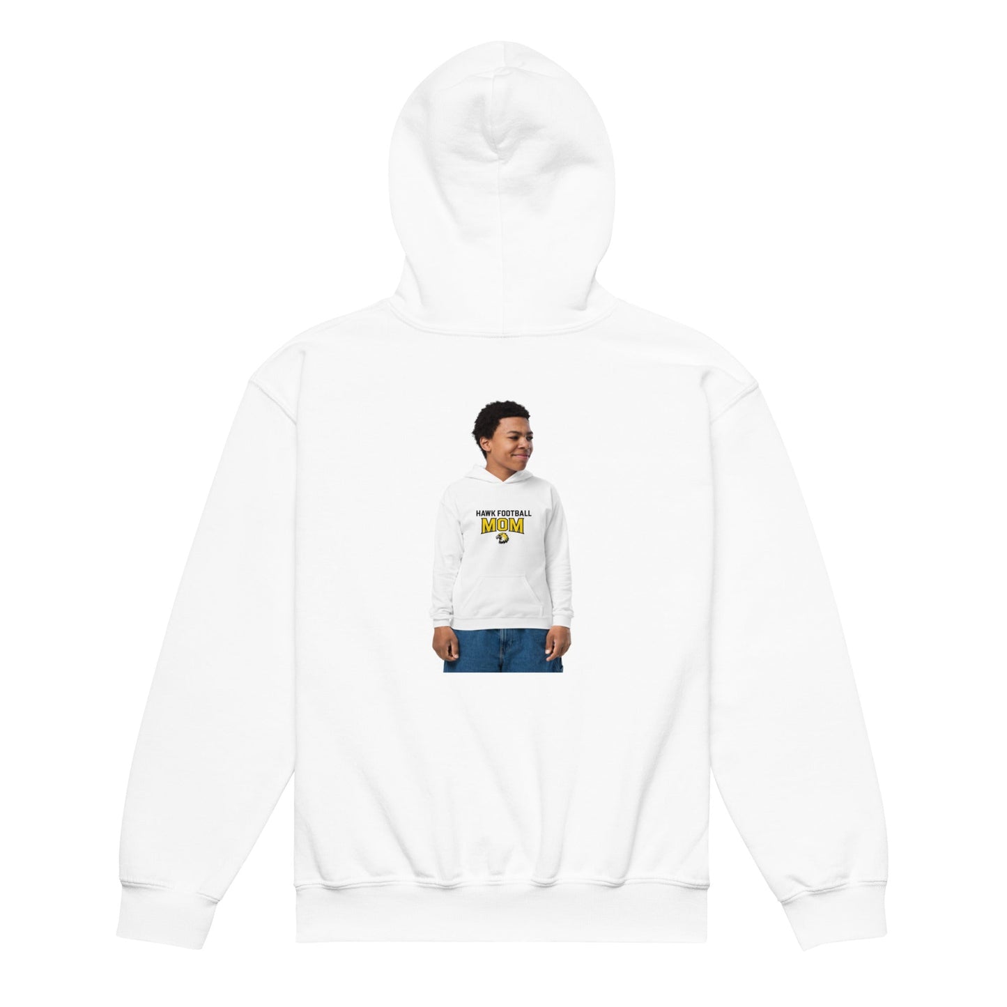 Classic | Youth Hoodie | Cardinal Ohara Hawks | Football Mom Logo