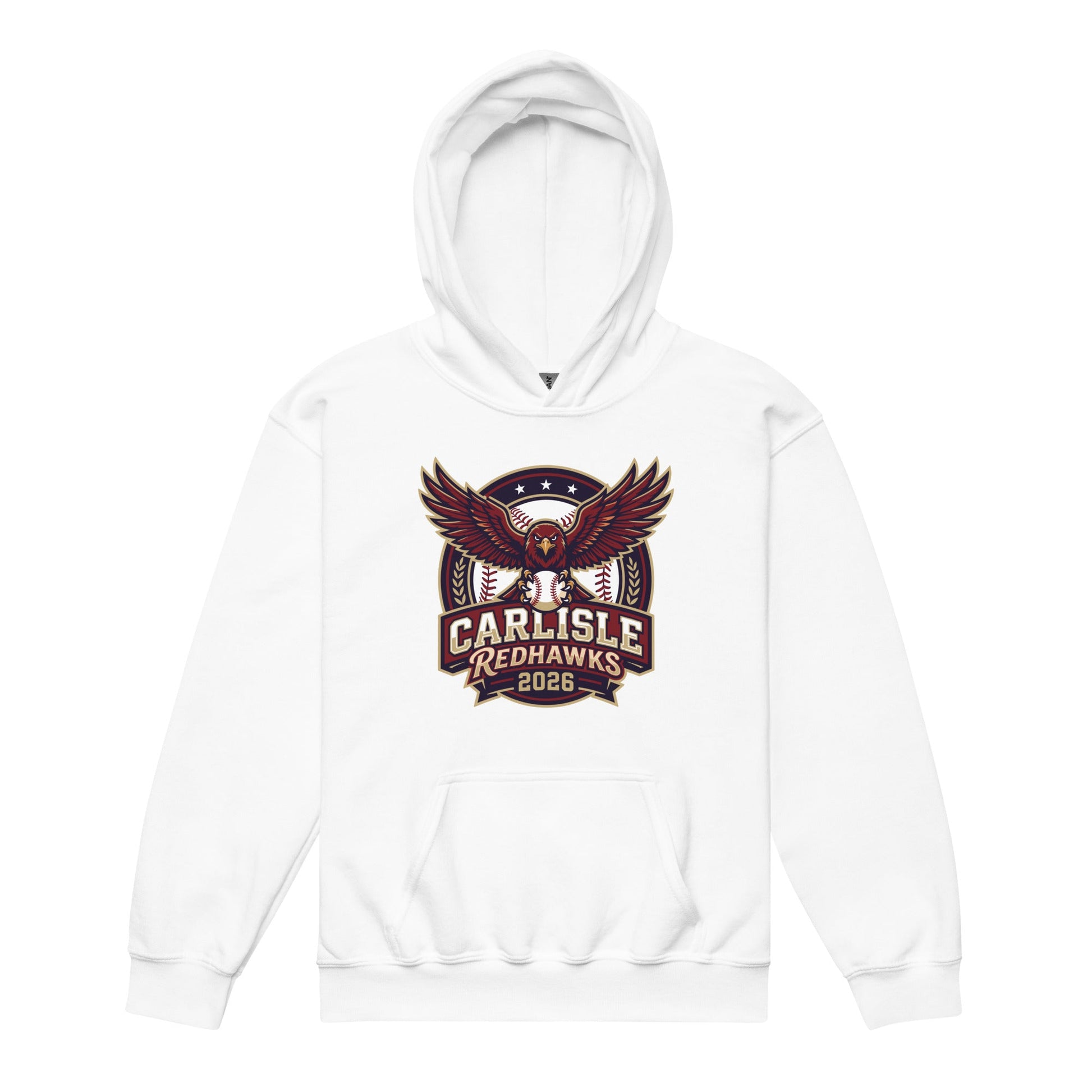 Classic | Youth Hoodie | Carlisle Redhawks | Emblem Logo