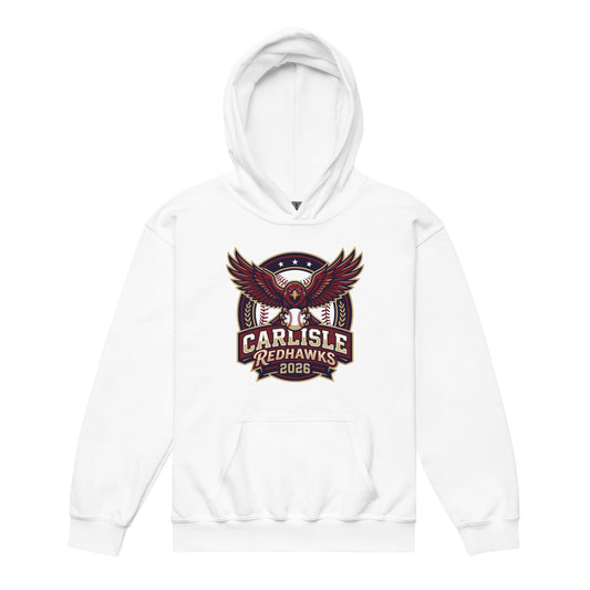 Classic | Youth Hoodie | Carlisle Redhawks | Emblem Logo