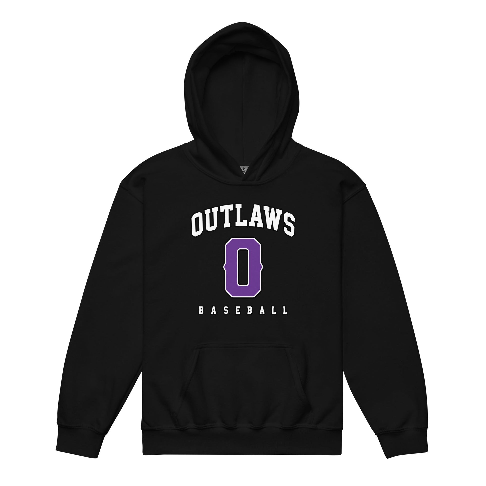 Classic | Youth Hoodie | Carolina Outlaws Baseball | Atheltics Logo