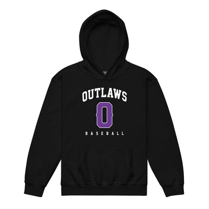 Classic | Youth Hoodie | Carolina Outlaws Baseball | Atheltics Logo