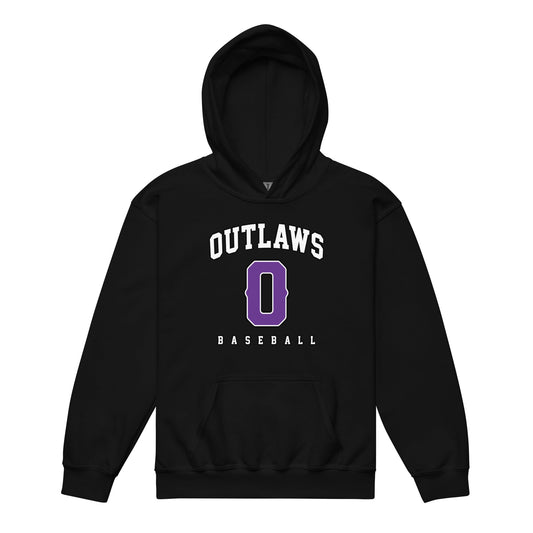 Classic | Youth Hoodie | Carolina Outlaws Baseball | Atheltics Logo