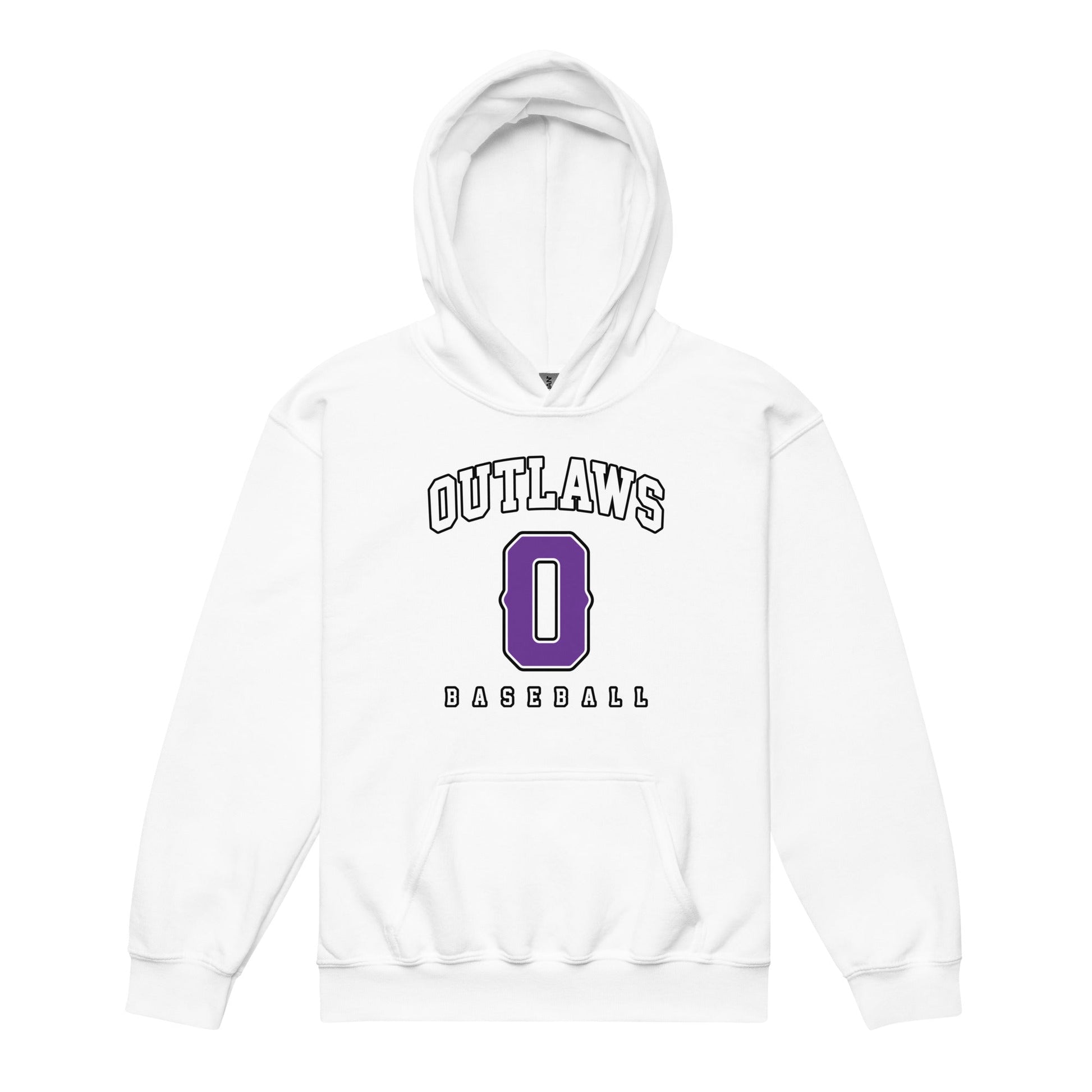 Classic | Youth Hoodie | Carolina Outlaws Baseball | Atheltics Logo