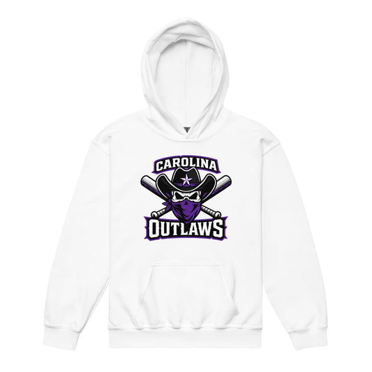Classic | Youth Hoodie | Carolina Outlaws Baseball | Crest Logo