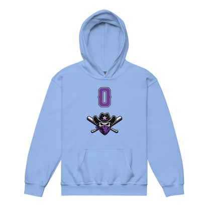 Classic | Youth Hoodie | Carolina Outlaws Baseball | Purple Renegades Logo