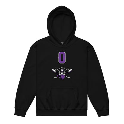 Classic | Youth Hoodie | Carolina Outlaws Baseball | Purple Renegades Logo