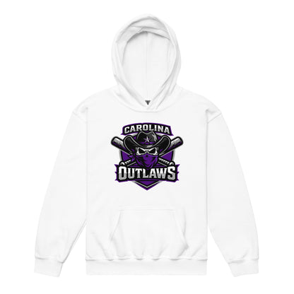 Classic | Youth Hoodie | Carolina Outlaws Baseball | Shield Logo
