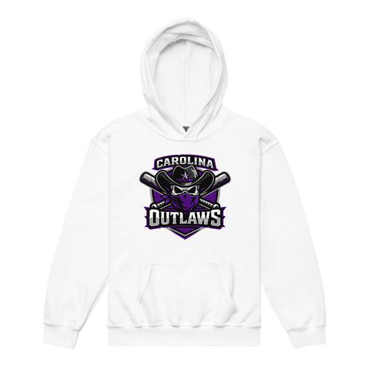 Classic | Youth Hoodie | Carolina Outlaws Baseball | Shield Logo
