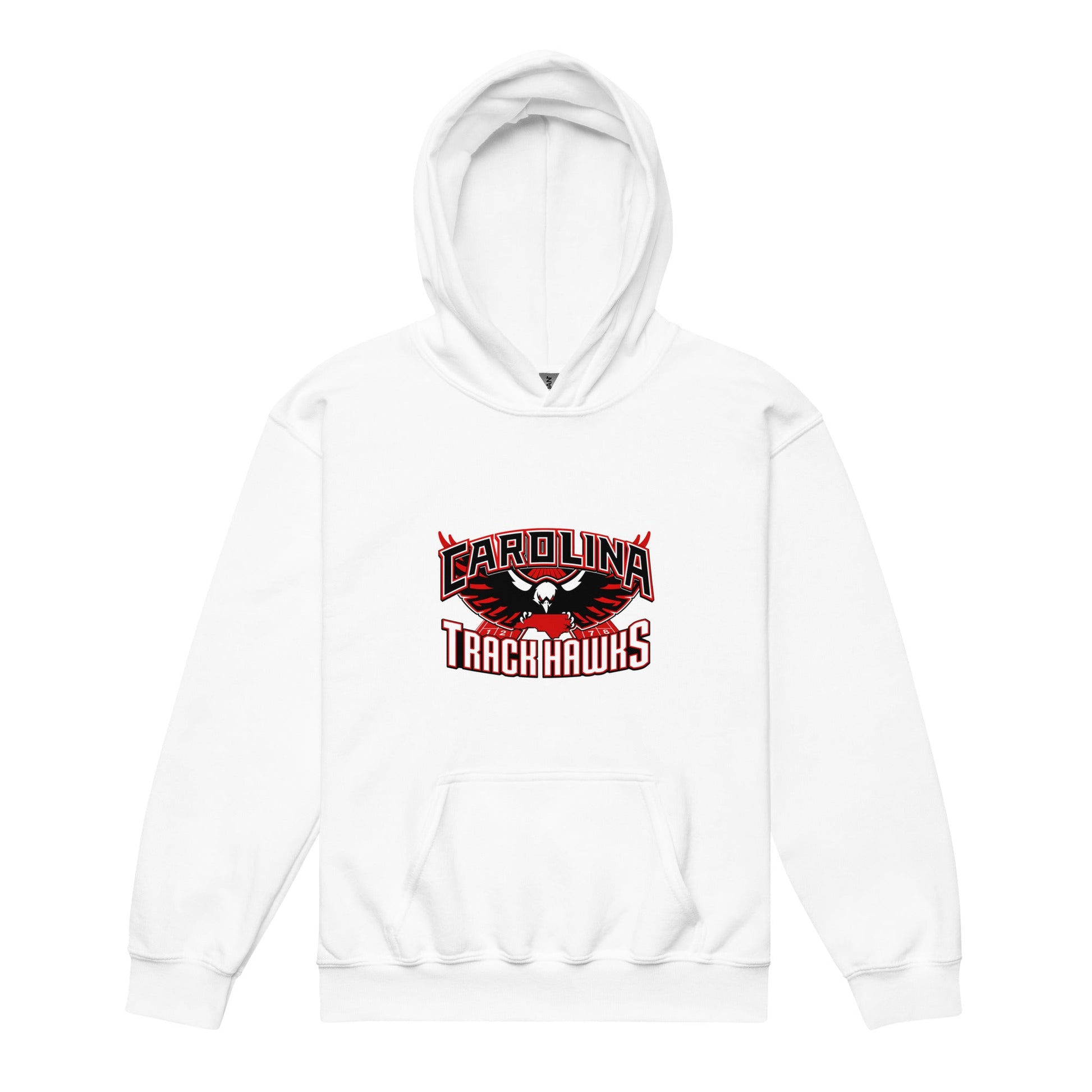 Classic | Youth Hoodie | Carolina track Hawks | Emblem Logo