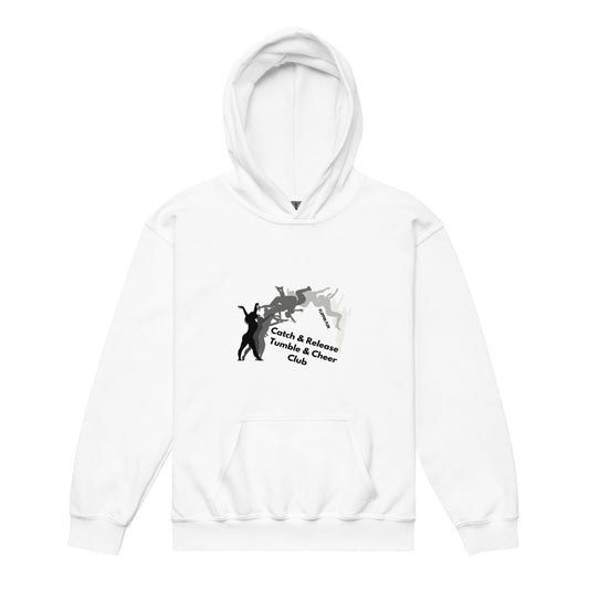 Classic | Youth Hoodie | Catch & Release Tumble & Cheer Club | Tumble Logo
