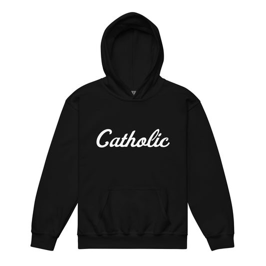 Classic | Youth Hoodie | Catholic High School | Script Logo