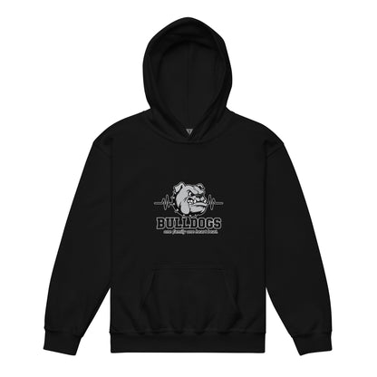 Classic | Youth Hoodie | Celina Recreational Football Black | Bulldogs Crest Logo
