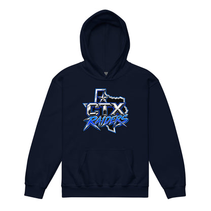 Classic | Youth Hoodie | Central Texas Raiders | Crest Logo