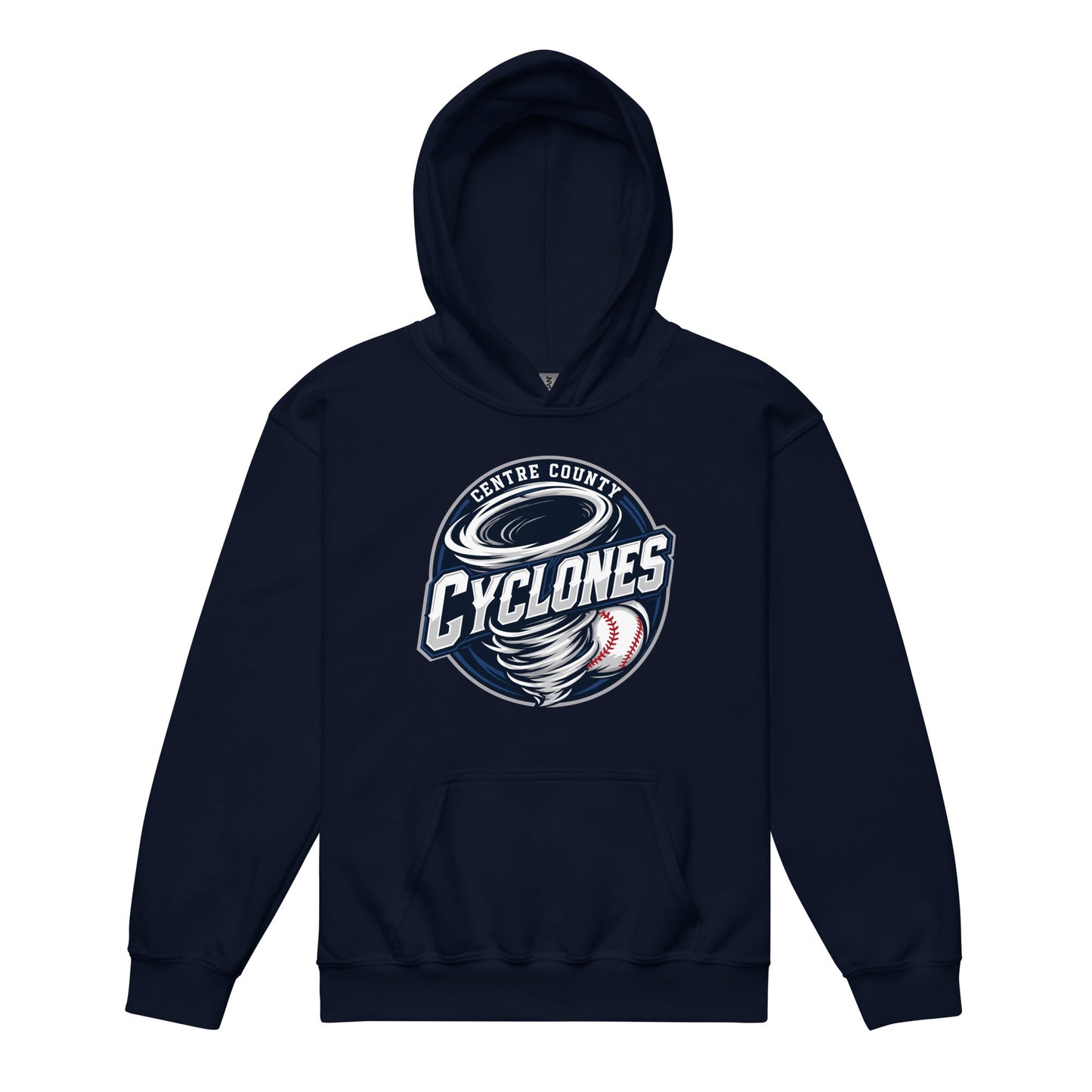 Classic | Youth Hoodie | Centre County Cyclones | Badge Logo