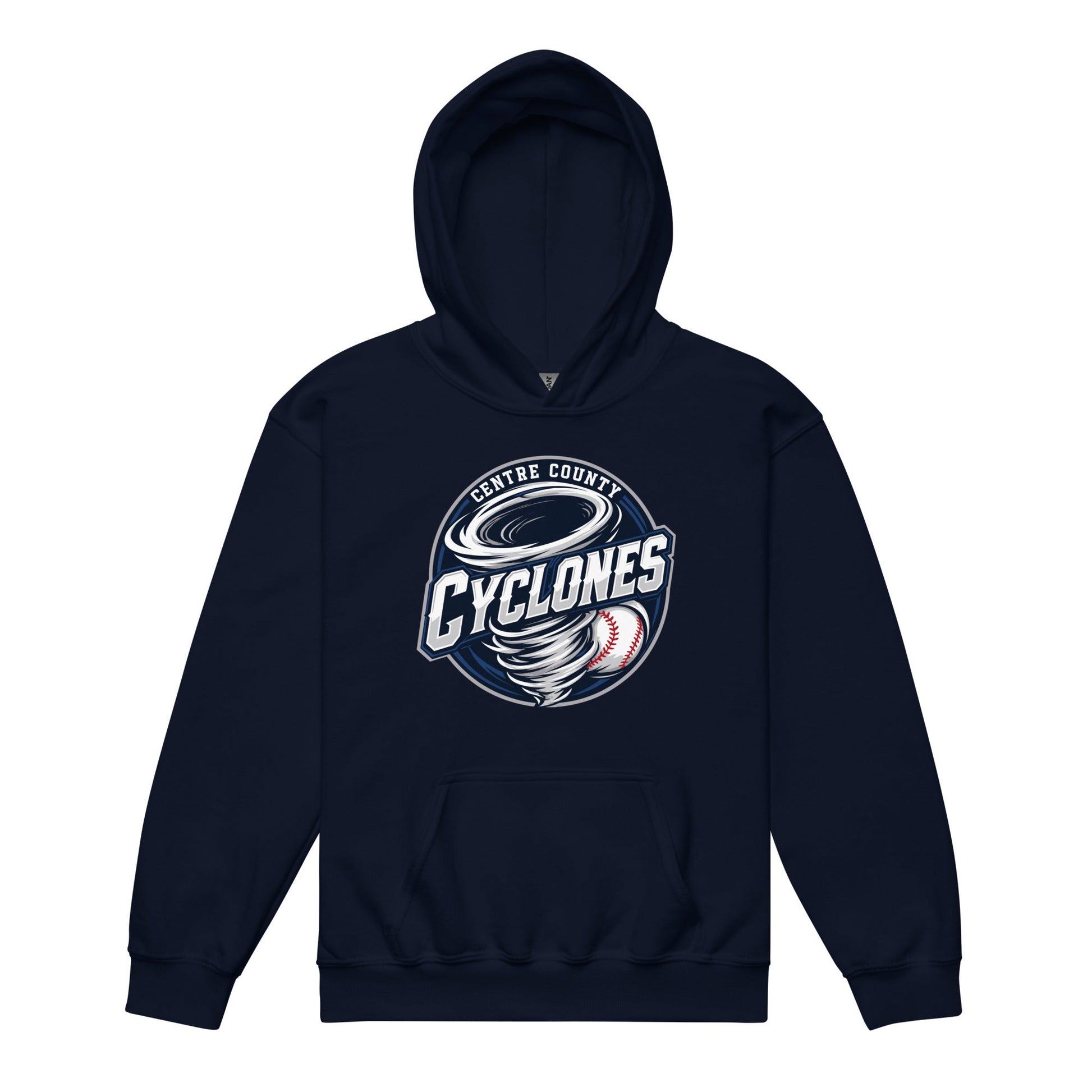 Classic | Youth Hoodie | Centre County Cyclones | Badge Logo