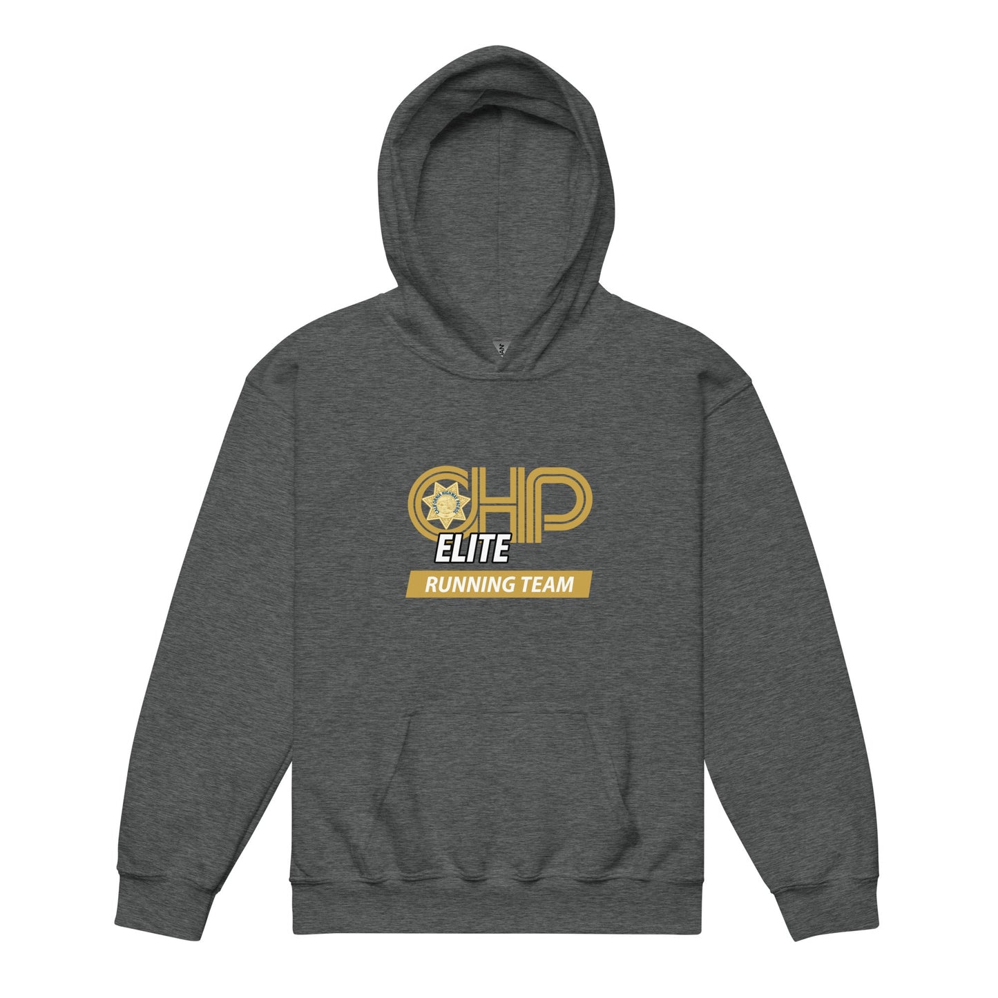 Classic | Youth Hoodie | CHP Elite Running Team | Runner Crest Logo