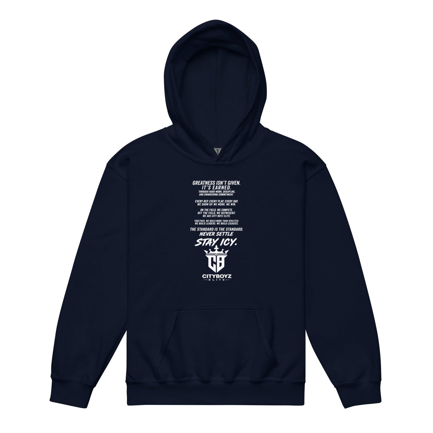 Classic | Youth Hoodie | City Boyz Elite | Legacy Builder Mark Logo