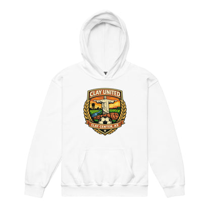Classic | Youth Hoodie | Clay United | Crest Logo