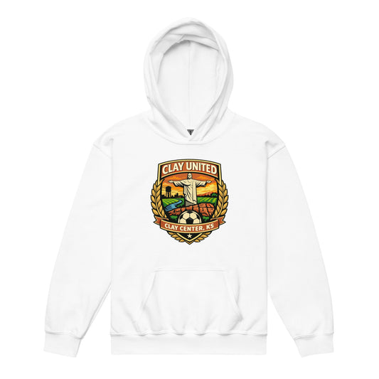 Classic | Youth Hoodie | Clay United | Crest Logo