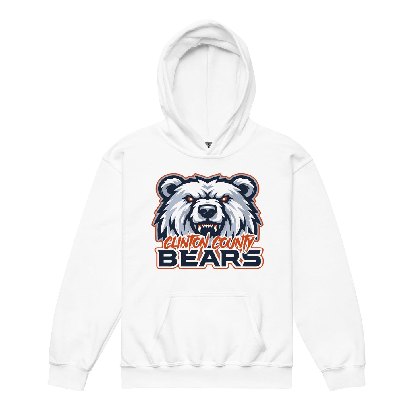 Classic | Youth Hoodie | CLINTON COUNTY BEARS | Bears Mascot Logo