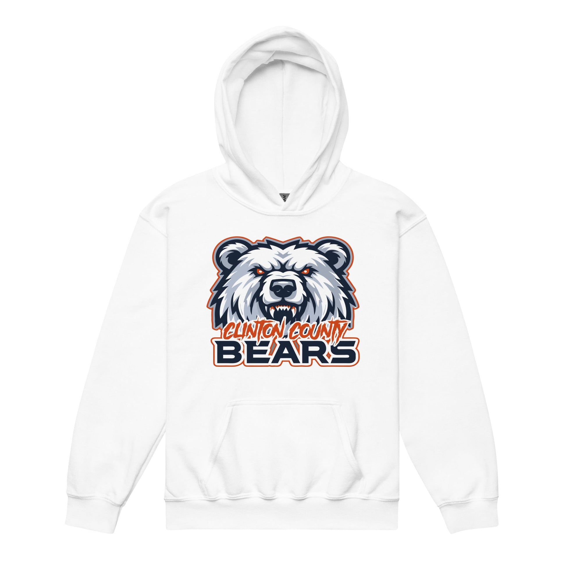 Classic | Youth Hoodie | CLINTON COUNTY BEARS | Bears Mascot Logo