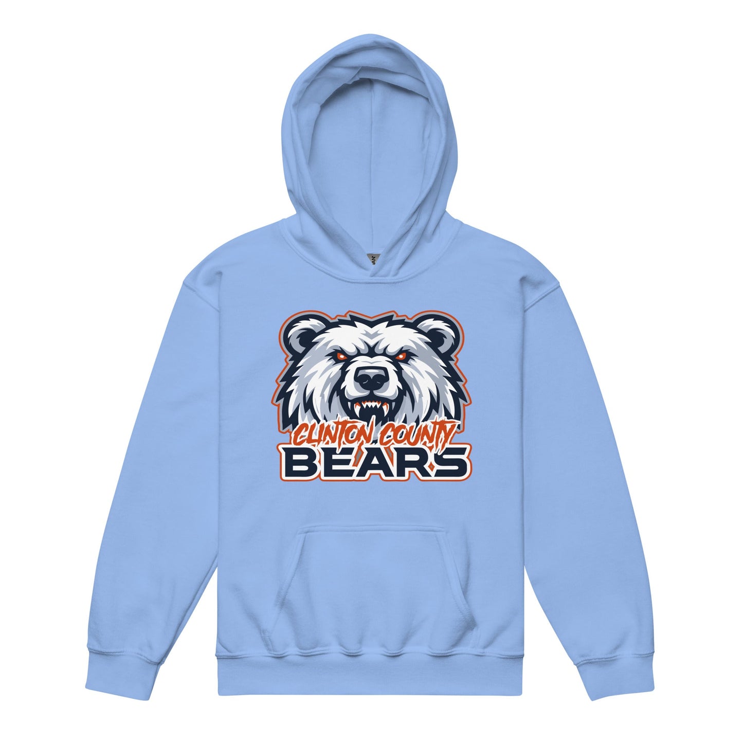 Classic | Youth Hoodie | CLINTON COUNTY BEARS | Bears Mascot Logo