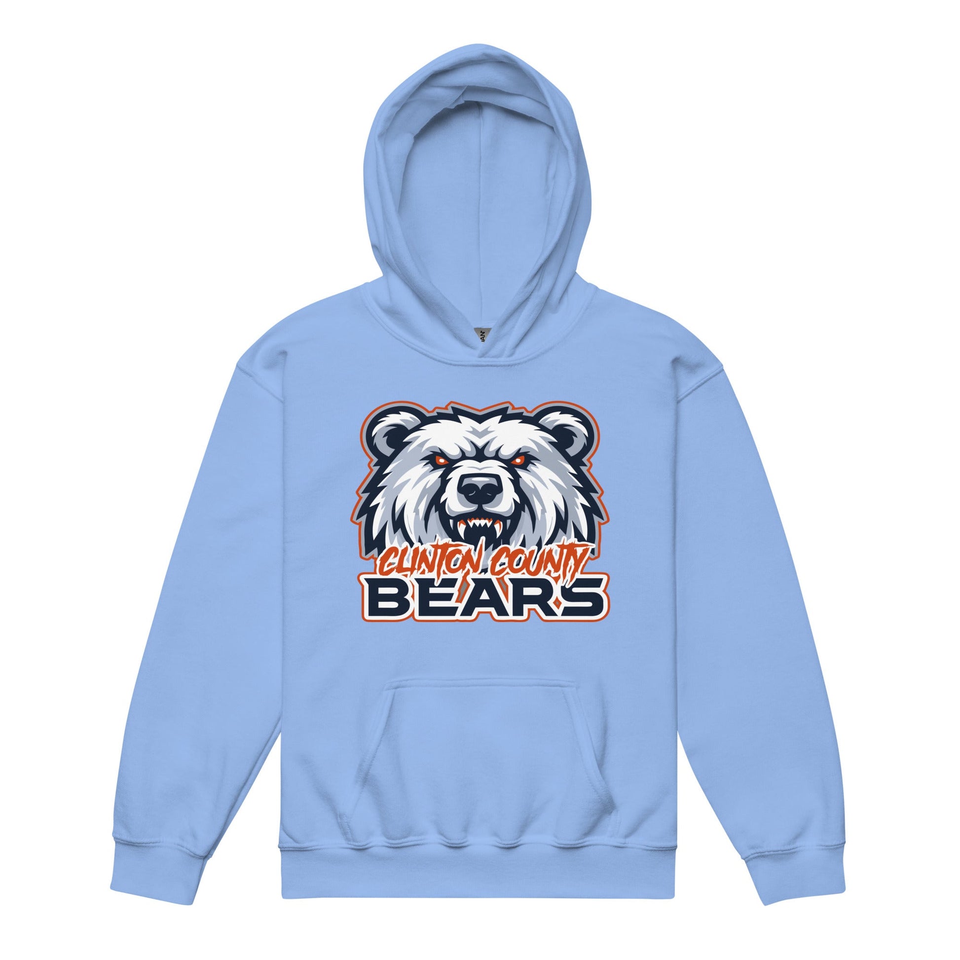 Classic | Youth Hoodie | CLINTON COUNTY BEARS | Bears Mascot Logo