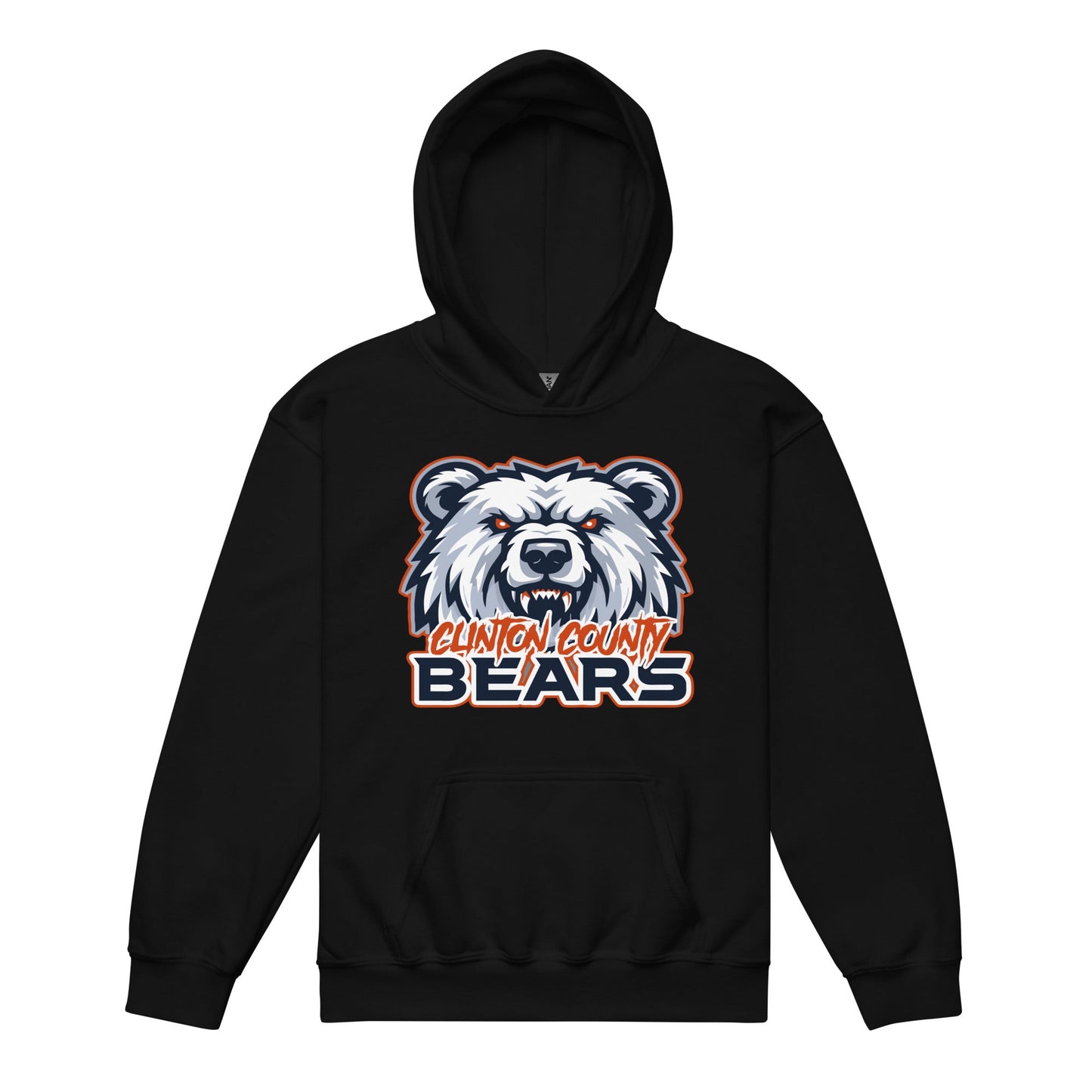 Classic | Youth Hoodie | CLINTON COUNTY BEARS | Bears Mascot Logo