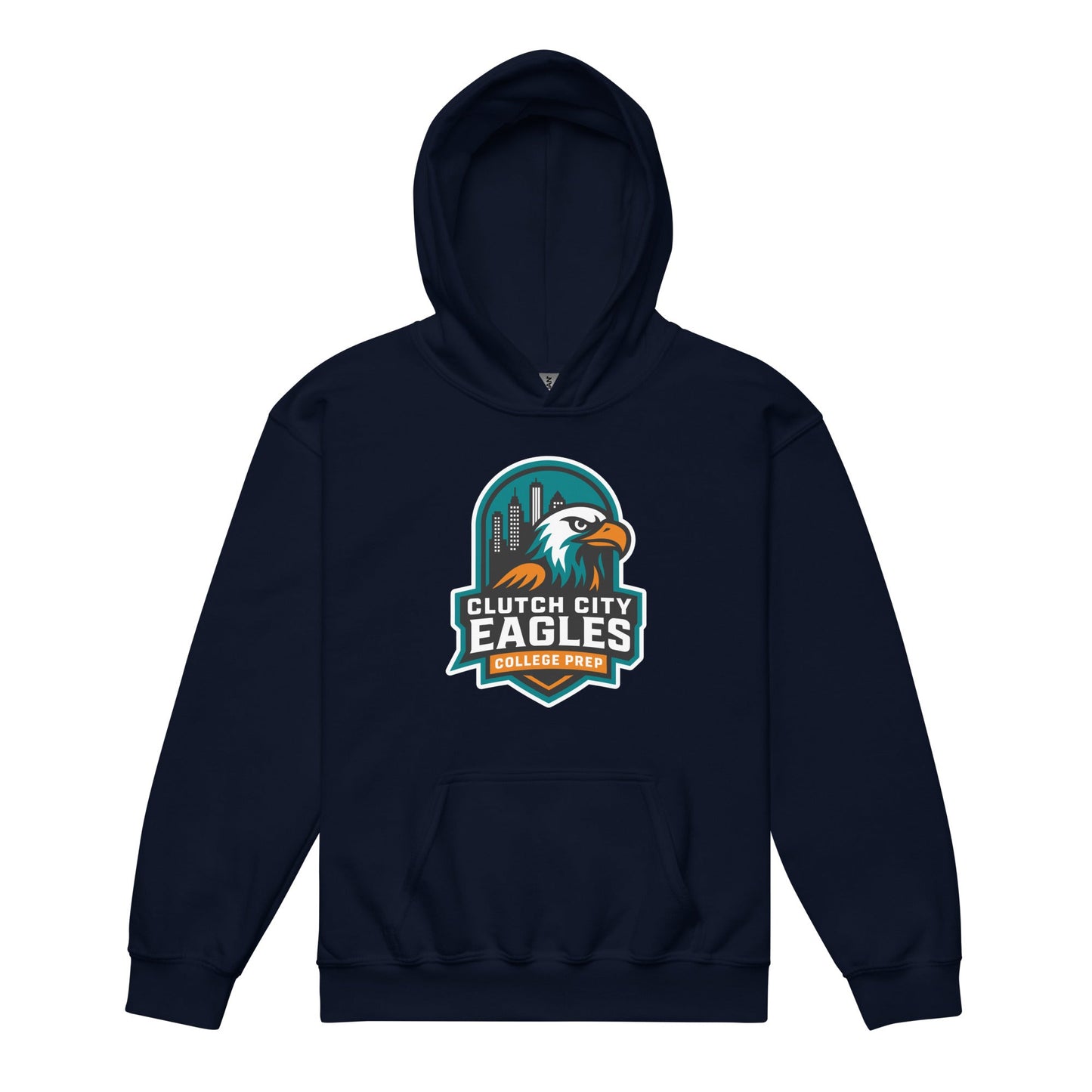 Classic | Youth Hoodie | Clutch City College Prep | Shield Logo