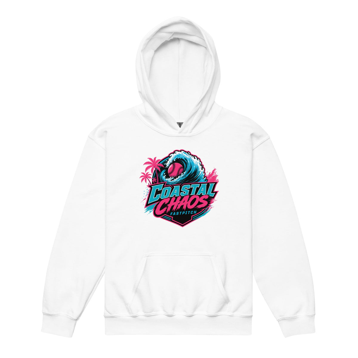 Classic | Youth Hoodie | Coastal Chaos Fastpitch | Emblem Logo