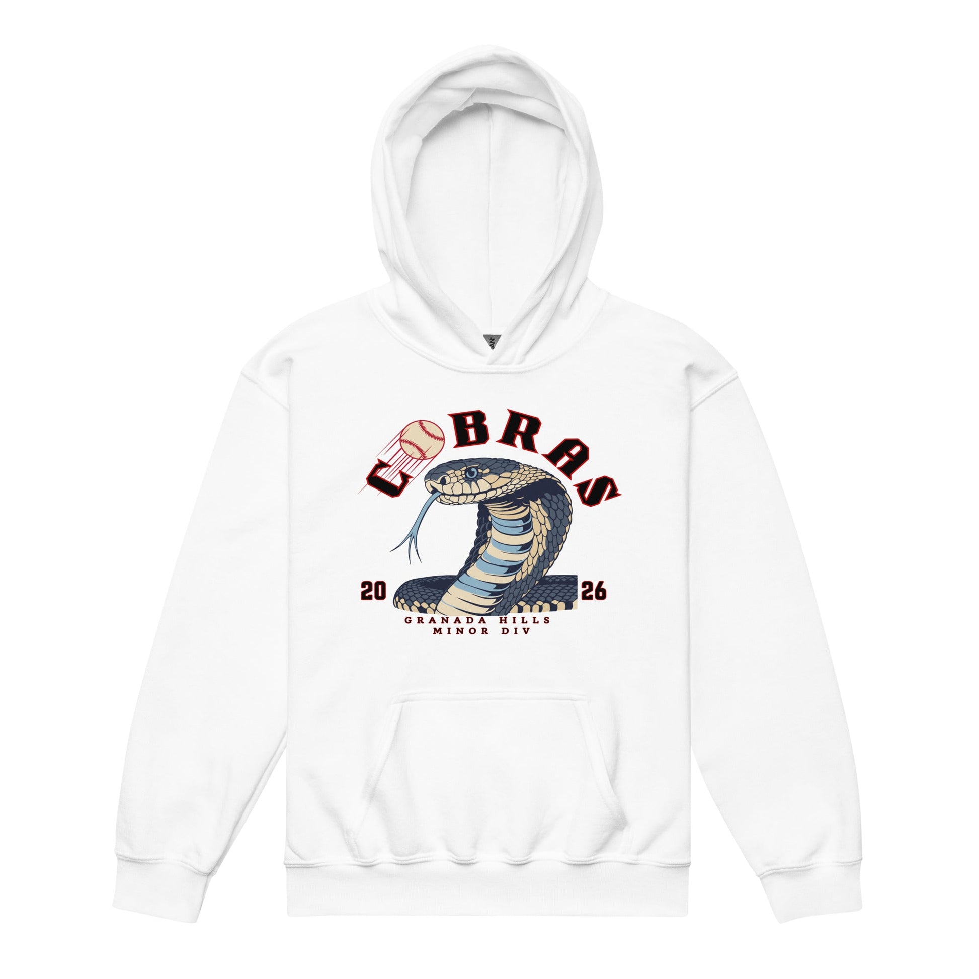 Classic | Youth Hoodie | Cobras '26 | Minor Div Logo