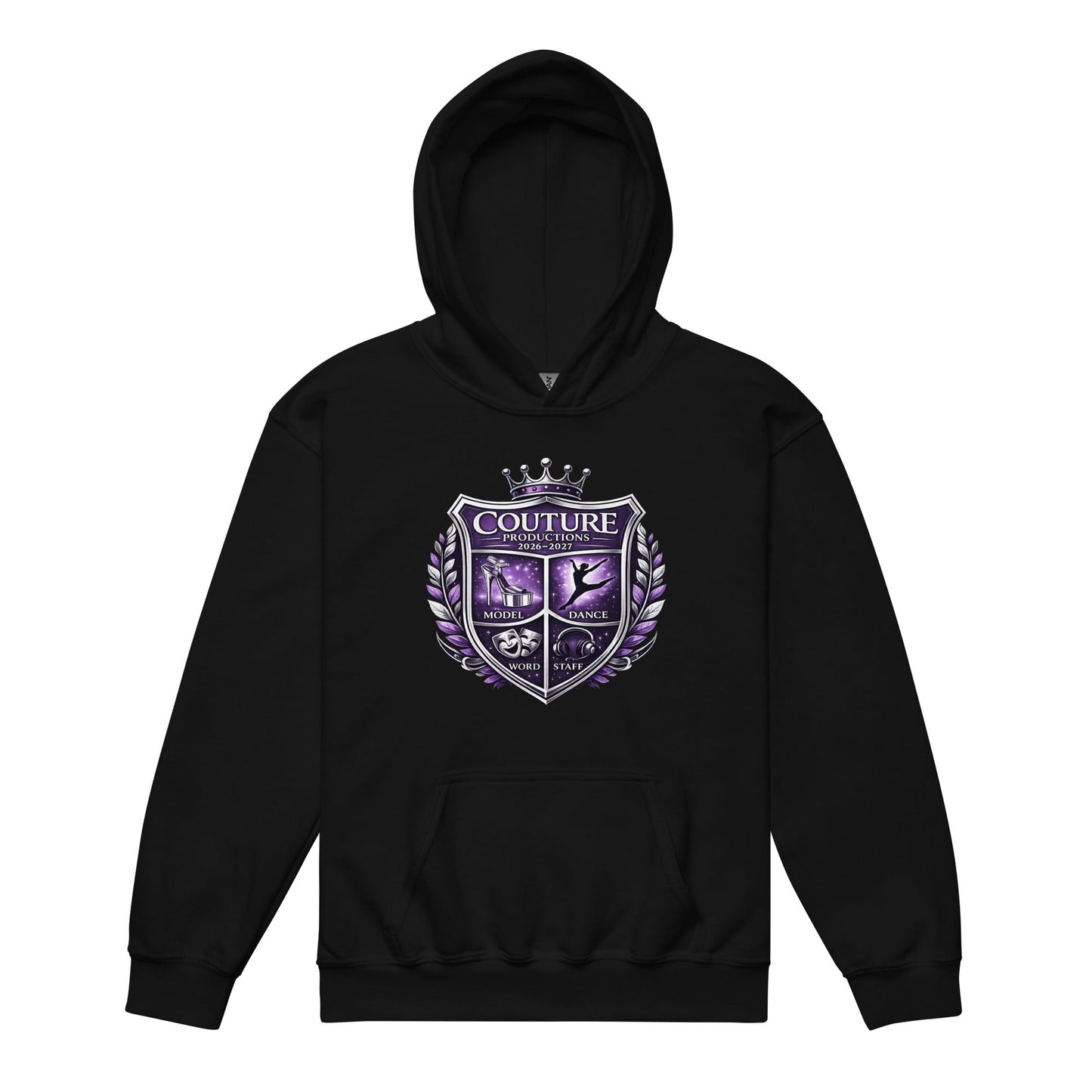 Classic | Youth Hoodie | Couture Productions | Couture Shield Logo