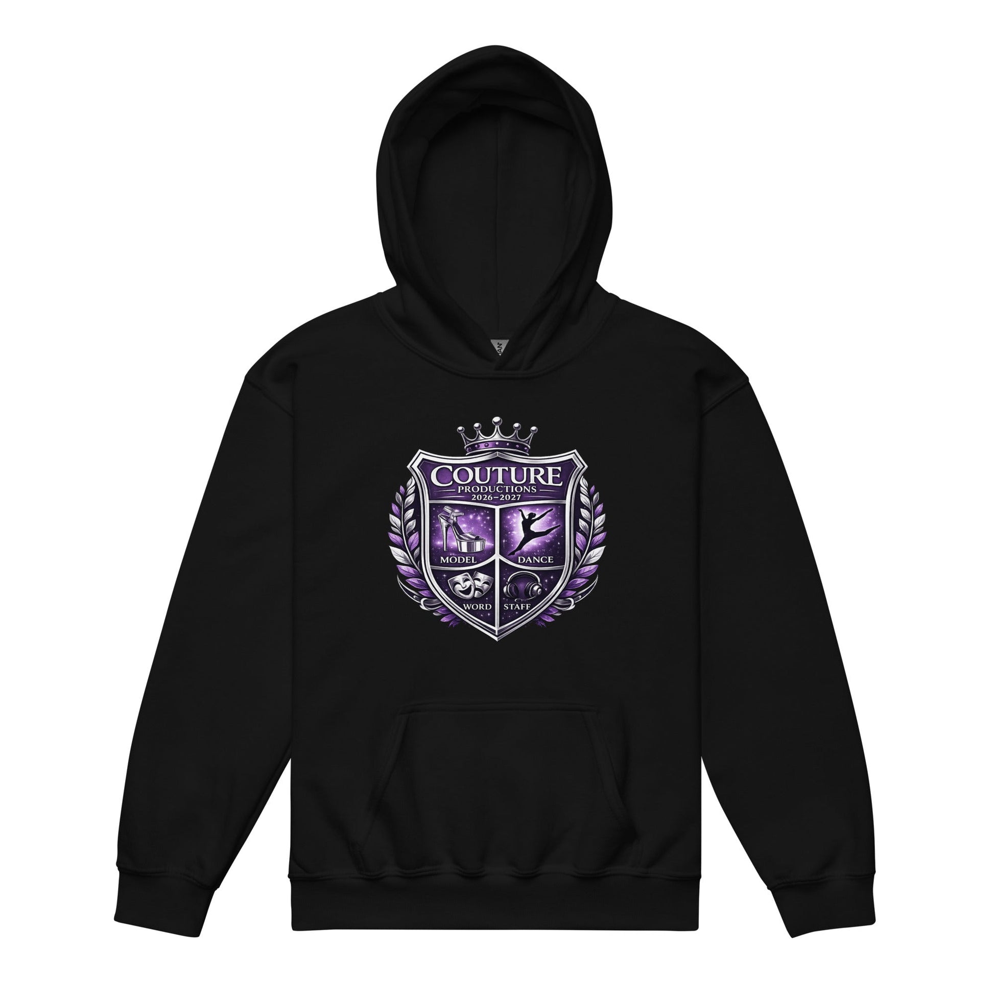 Classic | Youth Hoodie | Couture Productions | Couture Shield Logo