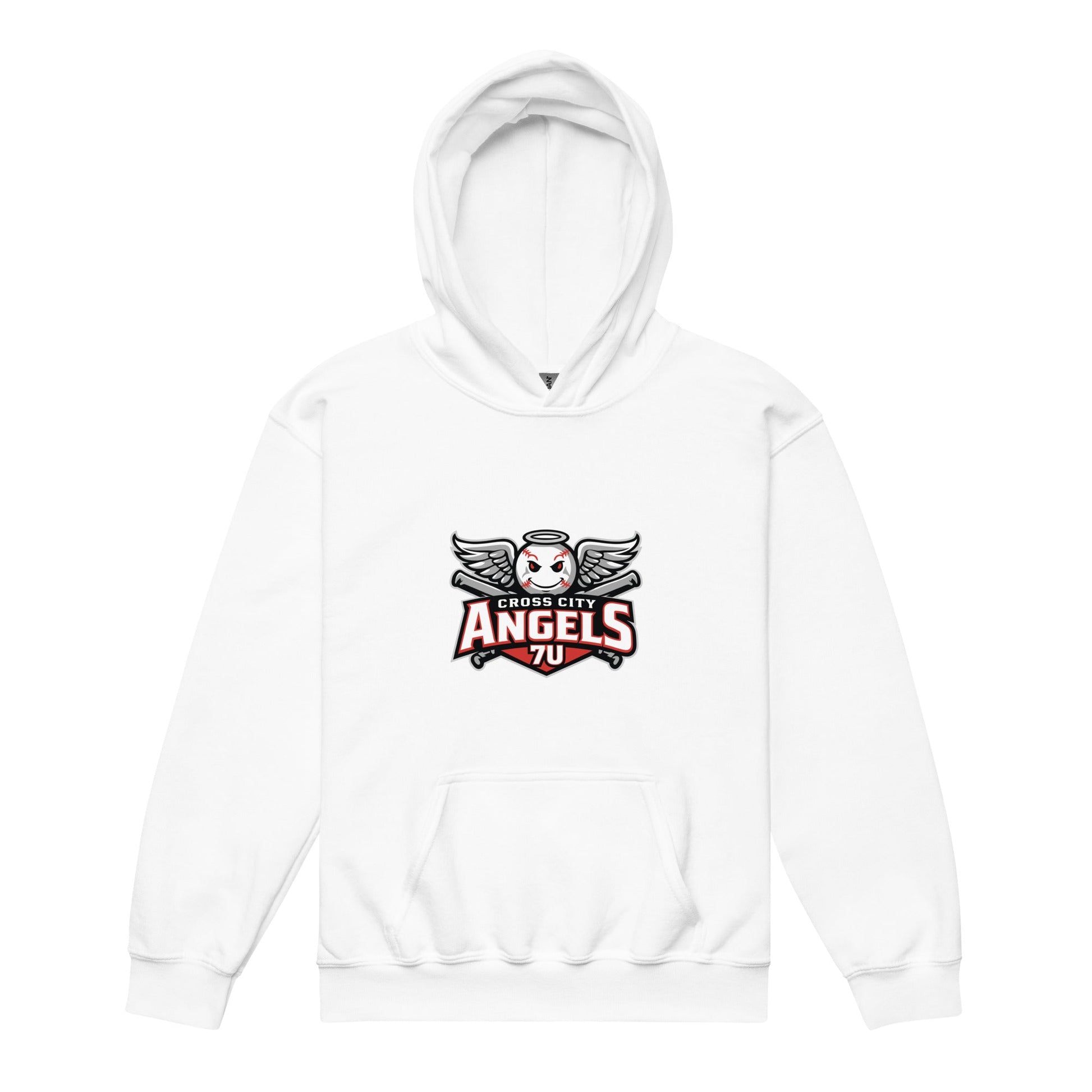 Classic | Youth Hoodie | Cross City Angels | Winged Guardian Logo