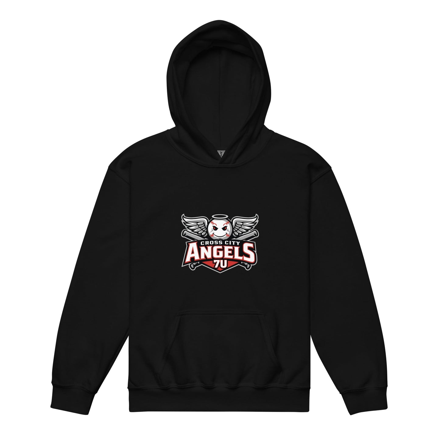 Classic | Youth Hoodie | Cross City Angels | Winged Guardian Logo