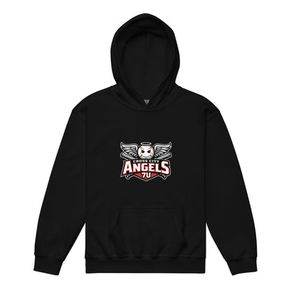 Classic | Youth Hoodie | Cross City Angels | Winged Guardian Logo