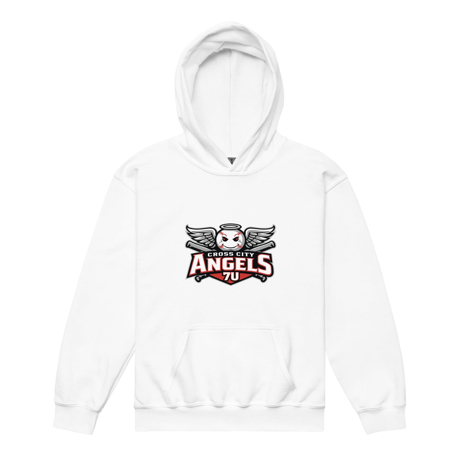 Classic | Youth Hoodie | Cross City Angels | Winged Guardian Logo