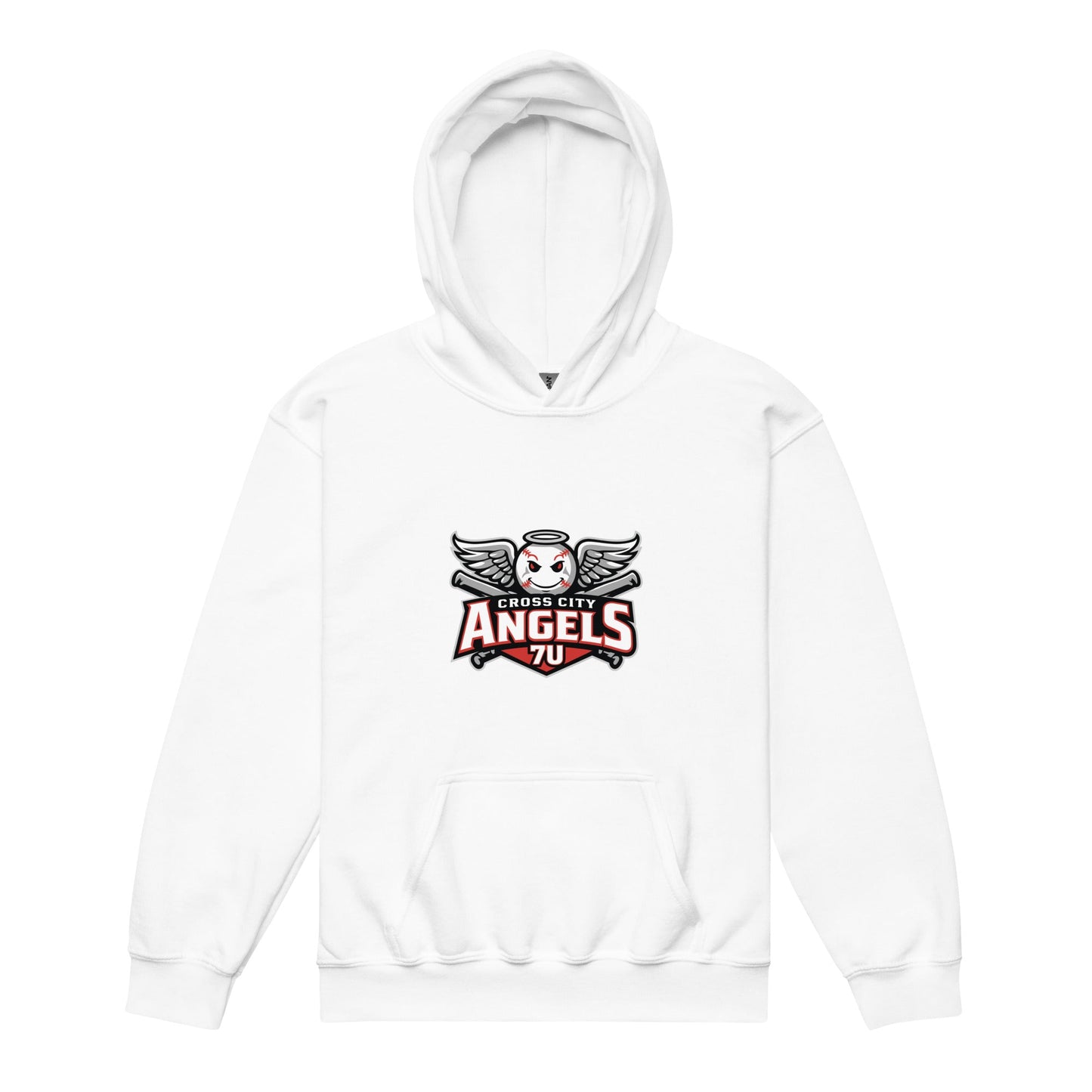 Classic | Youth Hoodie | Cross City Angels | Winged Guardian Logo