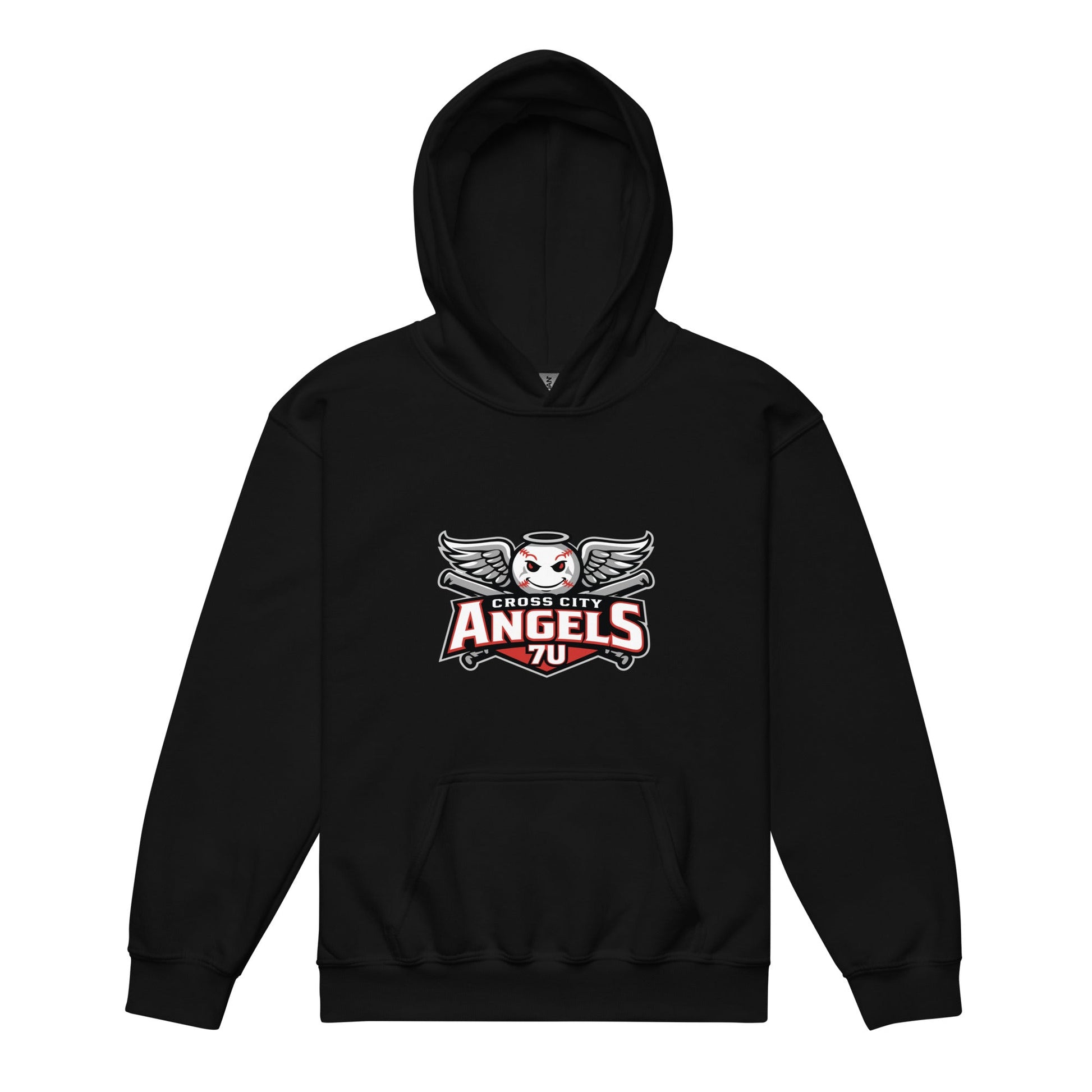 Classic | Youth Hoodie | Cross City Angels | Winged Guardian Logo