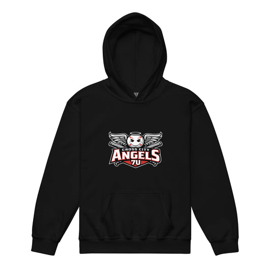 Classic | Youth Hoodie | Cross City Angels | Winged Guardian Logo