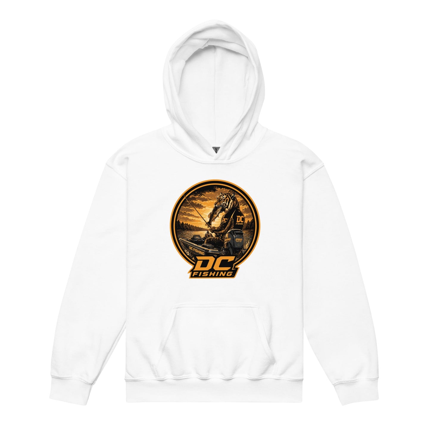 Classic | Youth Hoodie | DeKalb Fishing Team | Badge Logo