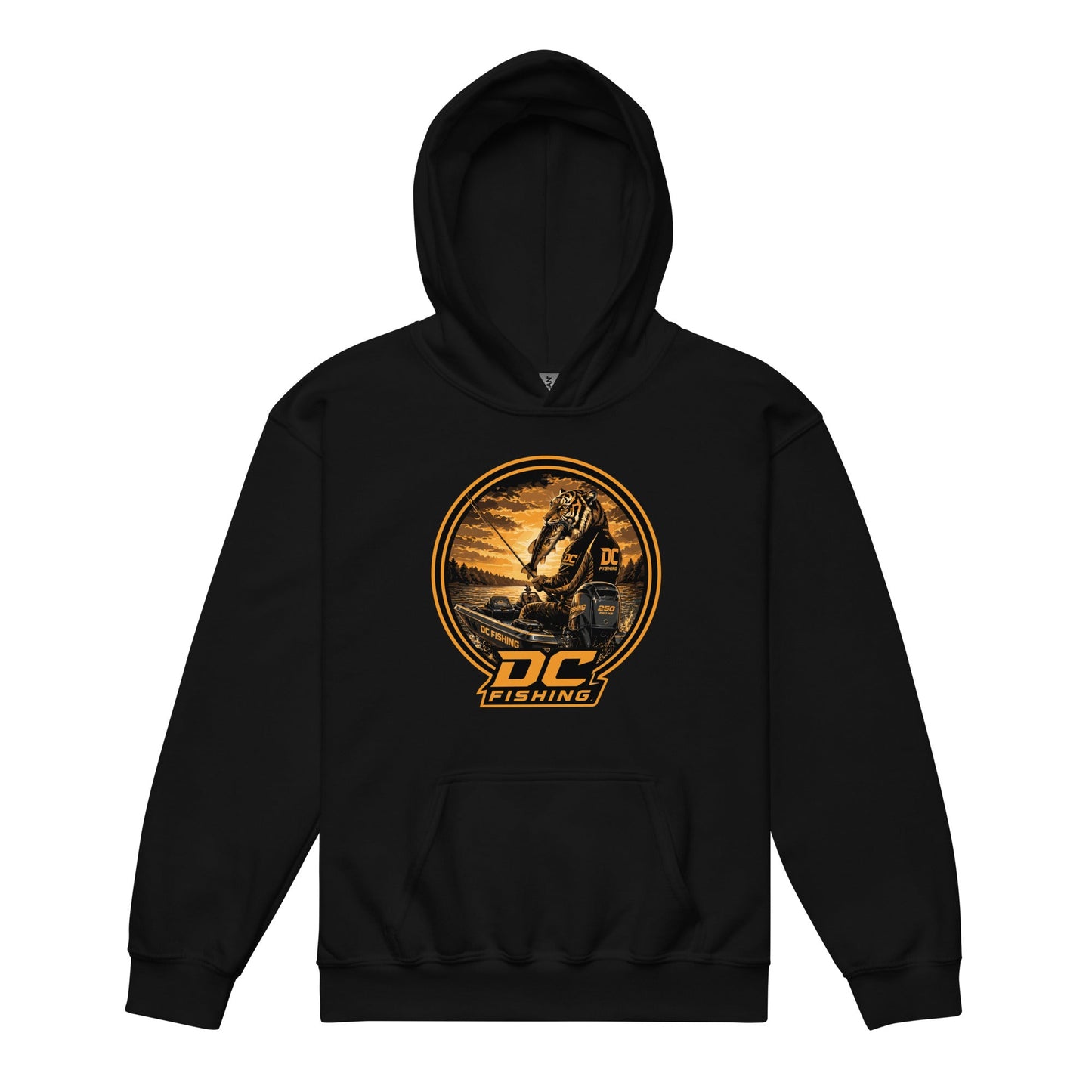 Classic | Youth Hoodie | DeKalb Fishing Team | Badge Logo
