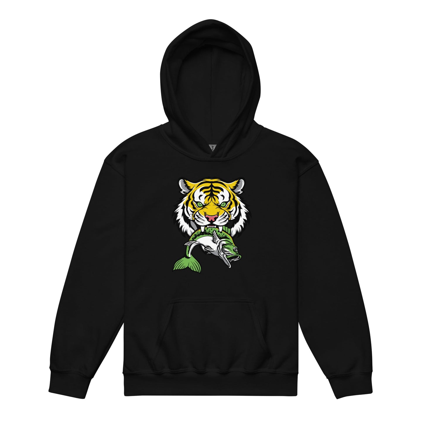 Classic | Youth Hoodie | DeKalb Fishing Team | Mascot Logo
