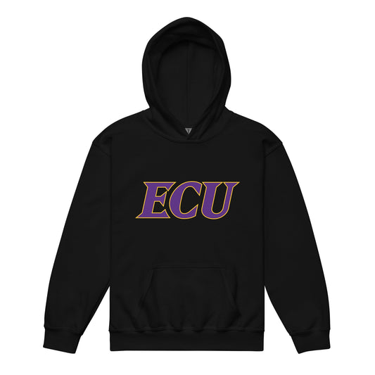 Classic | Youth Hoodie | ECU Club Womens Lacrosse | Crest Logo