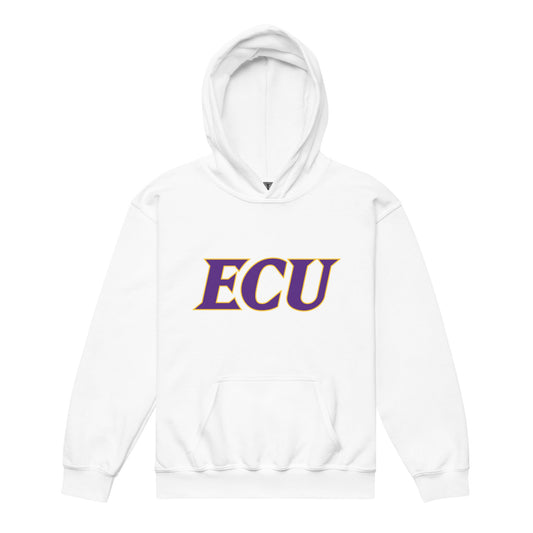 Classic | Youth Hoodie | ECU Club Womens Lacrosse | Crest Logo