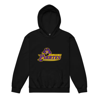 Classic | Youth Hoodie | ECU Club Womens Lacrosse | Pirate Emblem Logo
