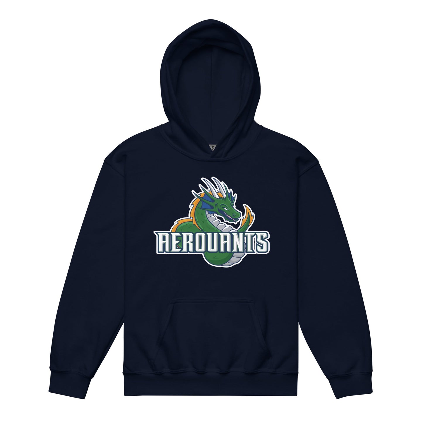 Classic | Youth Hoodie | Emerald High School Baseball | Dragon Logo