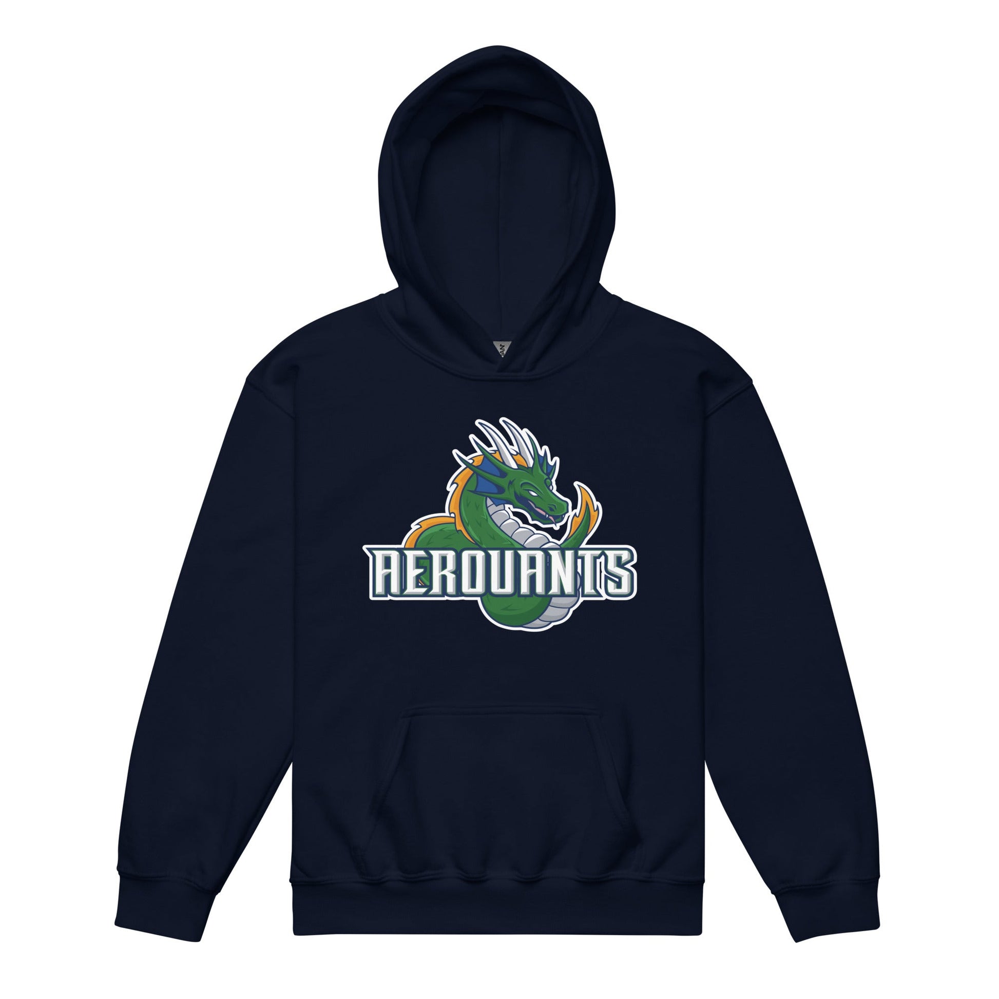 Classic | Youth Hoodie | Emerald High School Baseball | Dragon Logo
