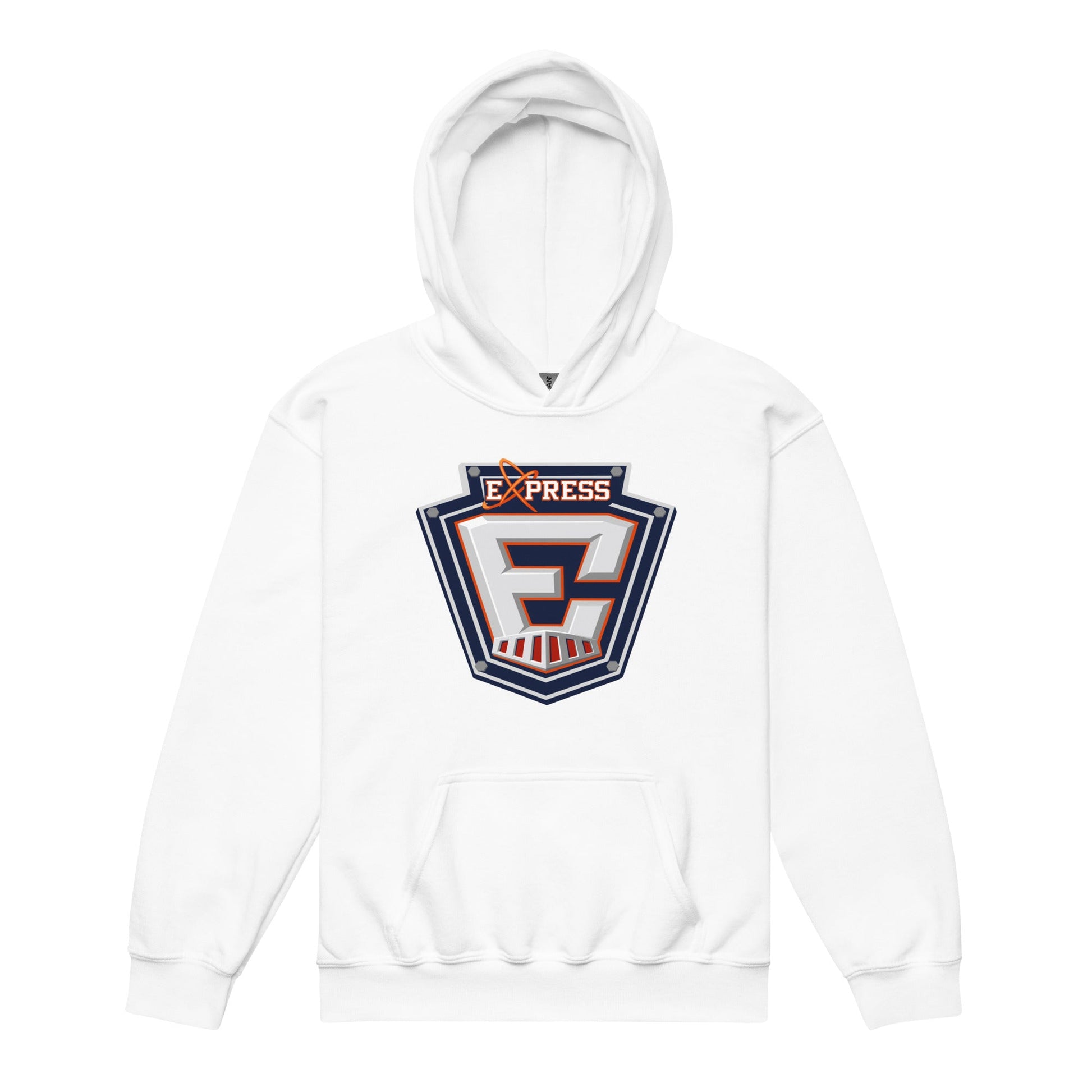 Classic | Youth Hoodie | Erie Express Football | E Badge Logo